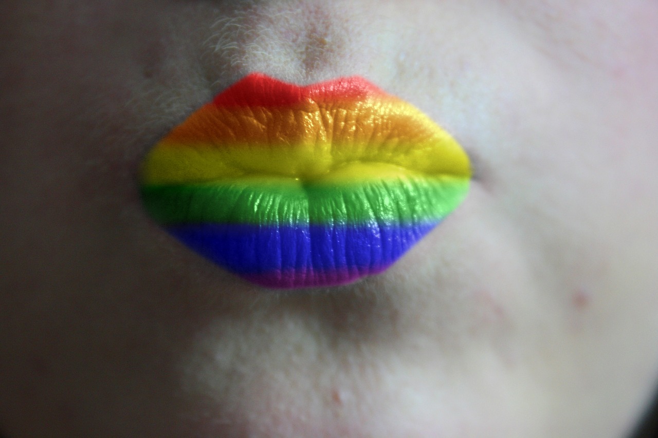 rainbow lips