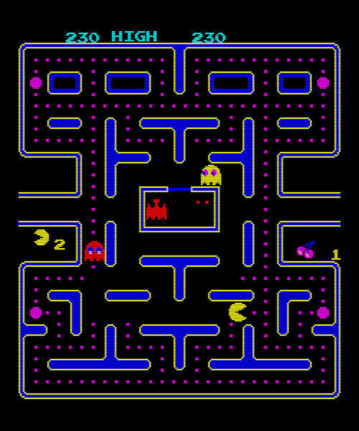 pac man screen