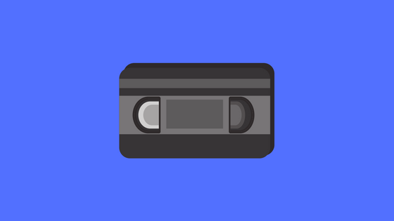 Illustration of a video cassette