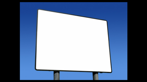 blank billboard